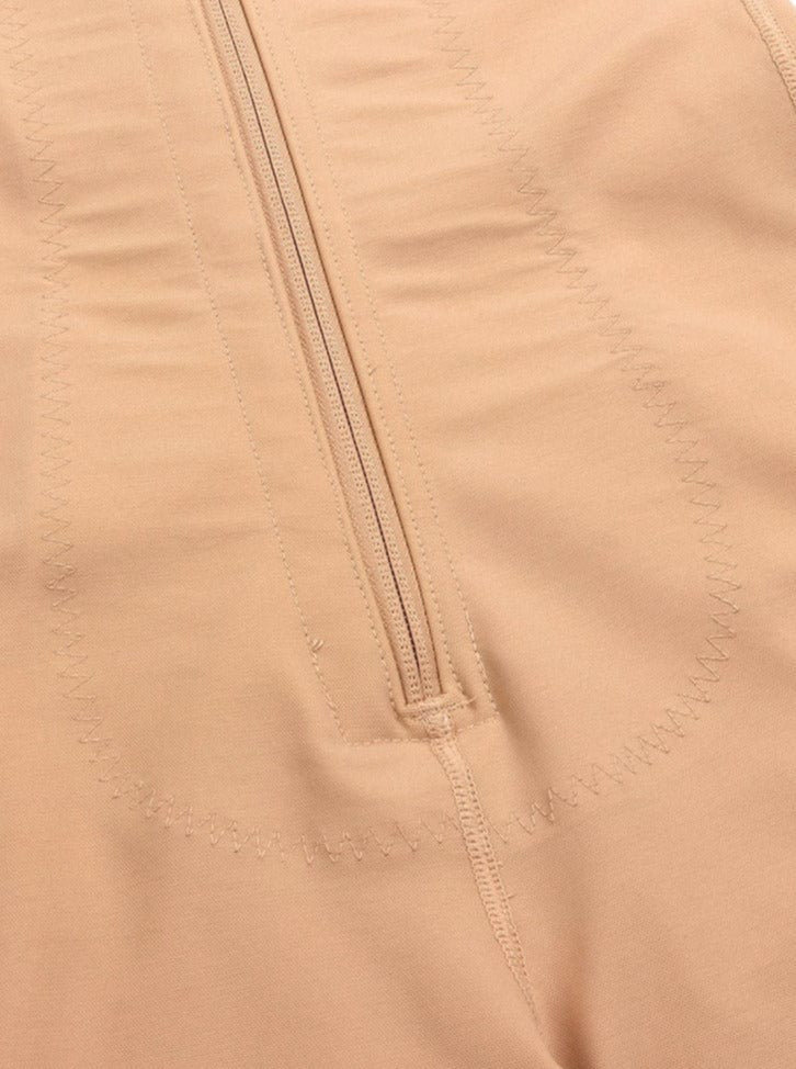 Wholesale Good Quality Butt Lifter Abdominal Compression Zipper Curve Smoothing Full Body Shapewear